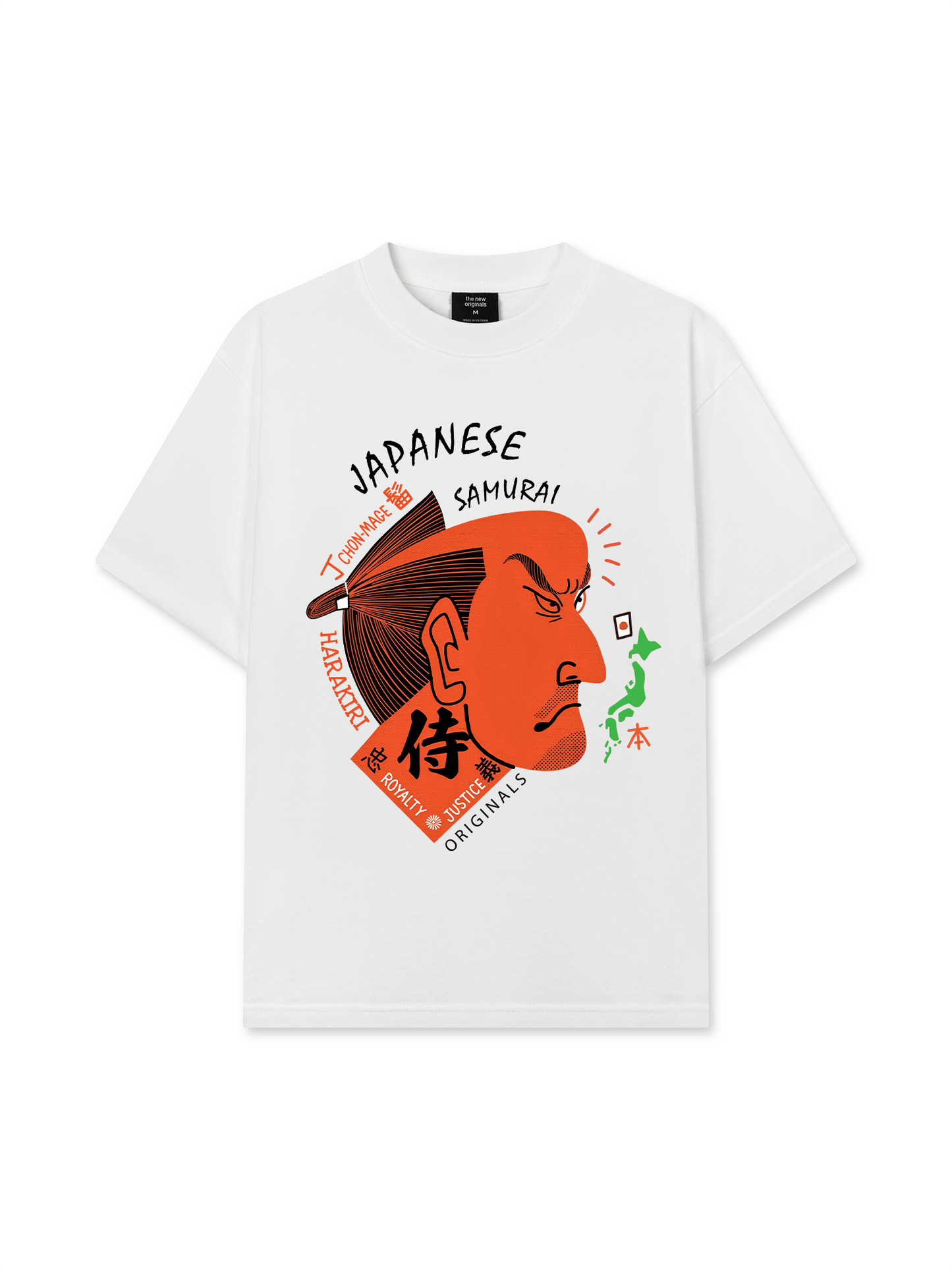 Áo Thun Relaxed Fit Japan Spirit Samurai