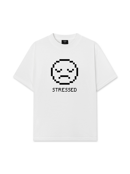 Áo Thun Relaxed Fit Pixel Universe Stressed DT0164DT