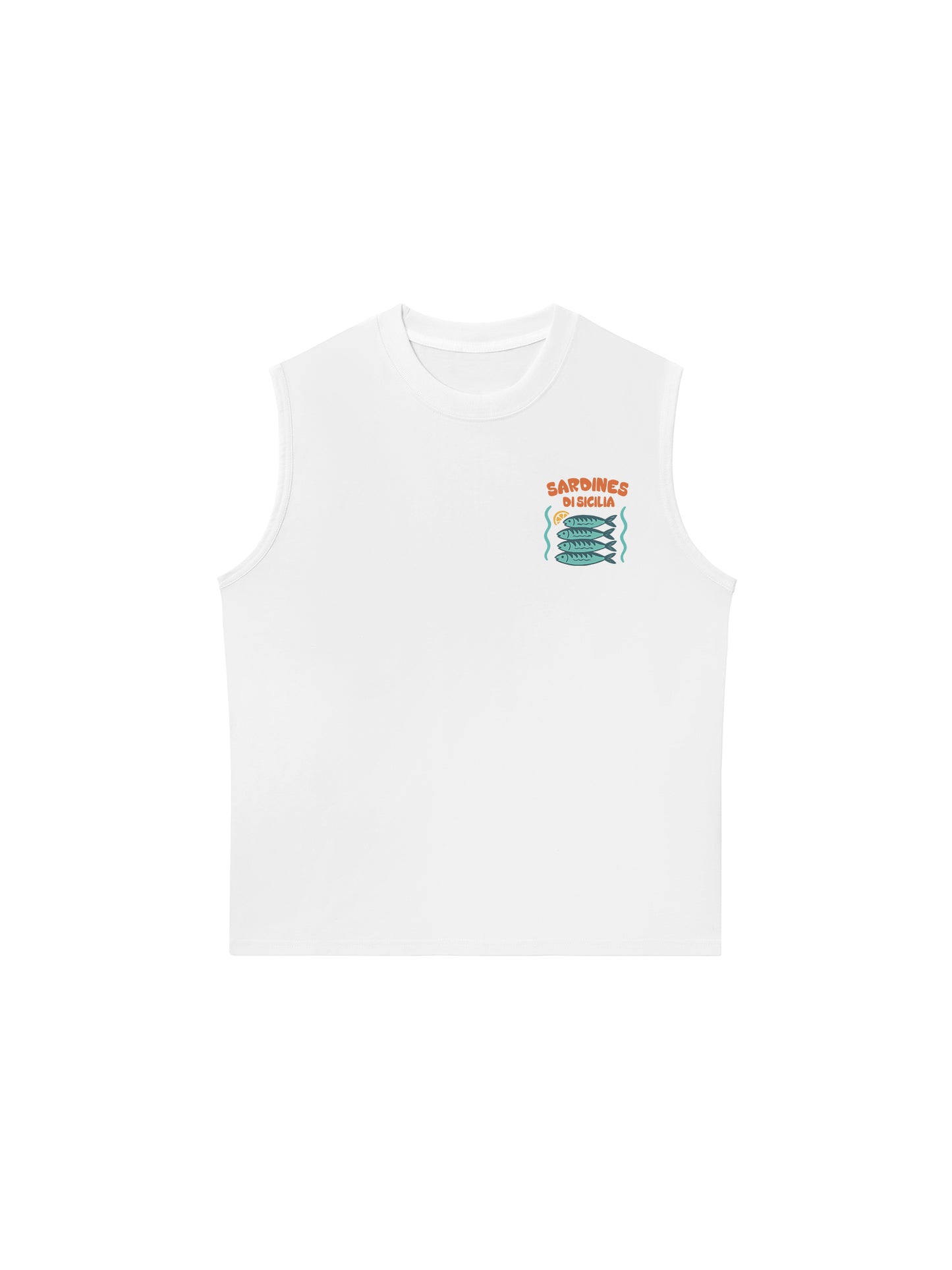 Áo Ba Lỗ Relaxed Fit Ocean Sardines