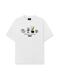 Áo Thun Relaxed Fit Cà Phê Đã, Tính Sau