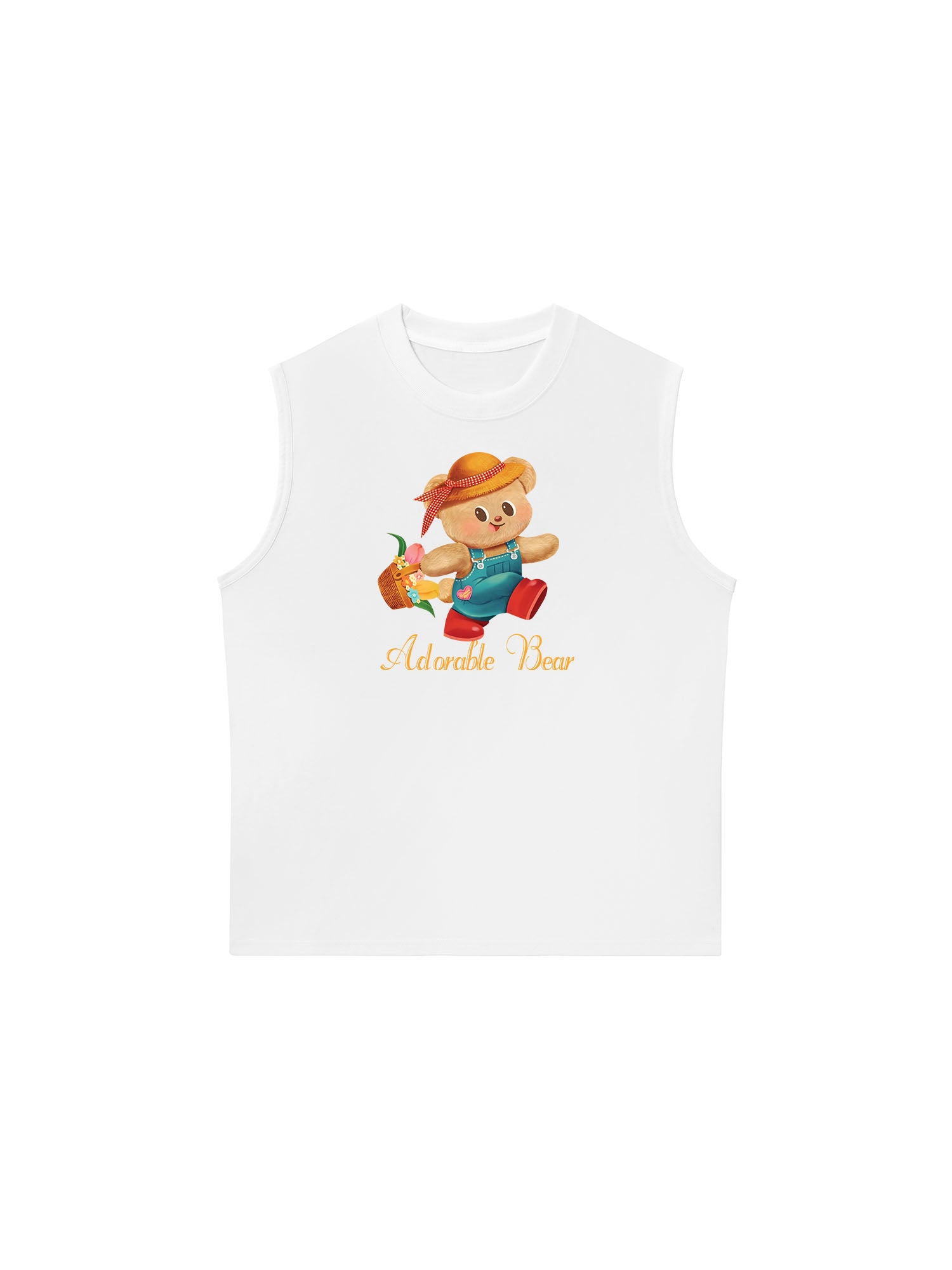 Áo Ba Lỗ Relaxed Fit Adorable Bear