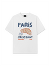Áo Thun Relaxed Fit Sweet Pastry Paris Coissant