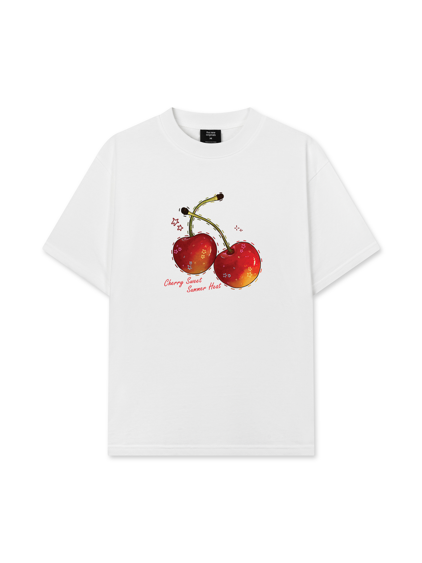 Áo Thun Relaxed Fit Summer Vibes Cherry Sweet