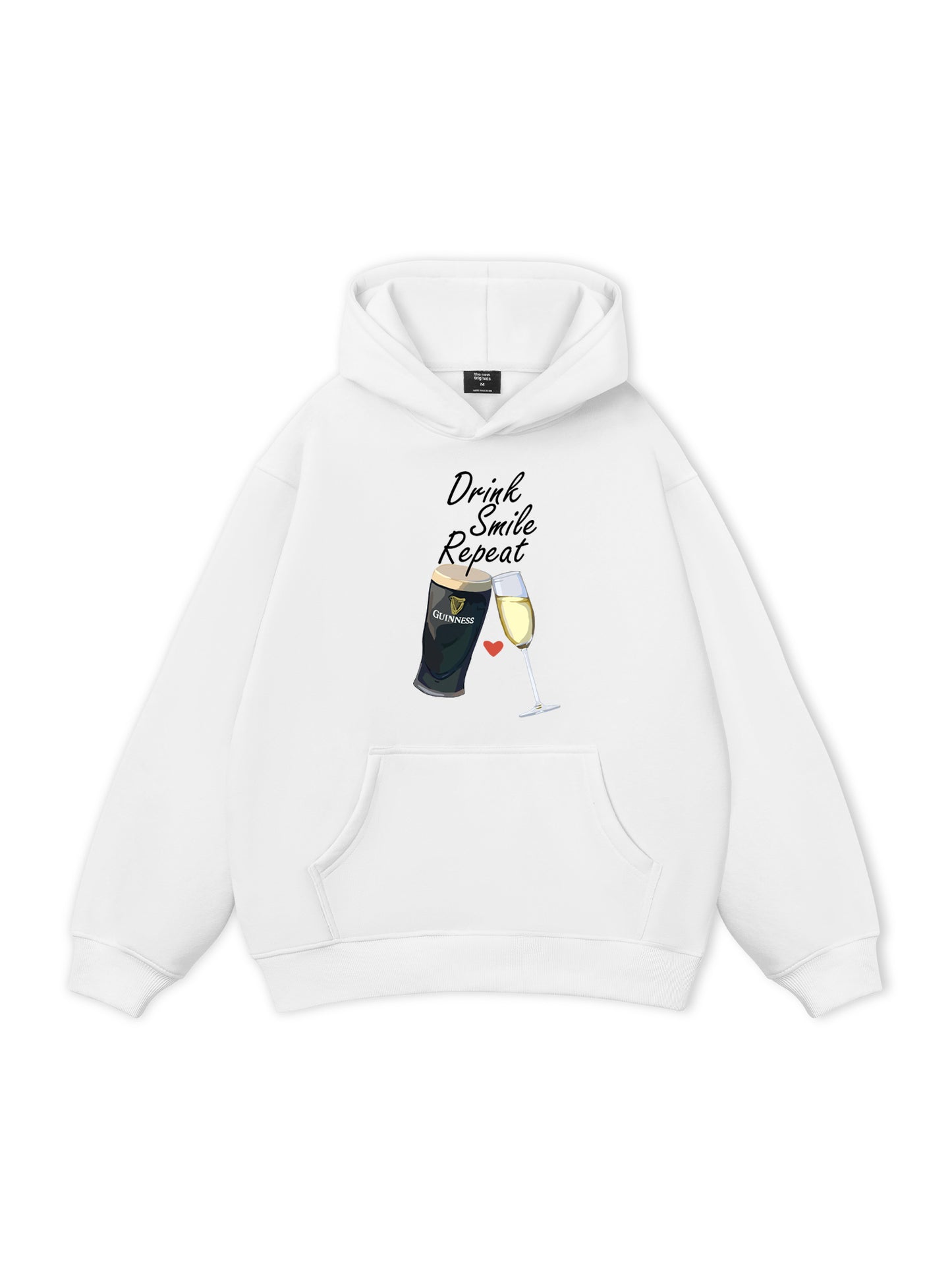 Drink, Smlie, Repeat Hoodie