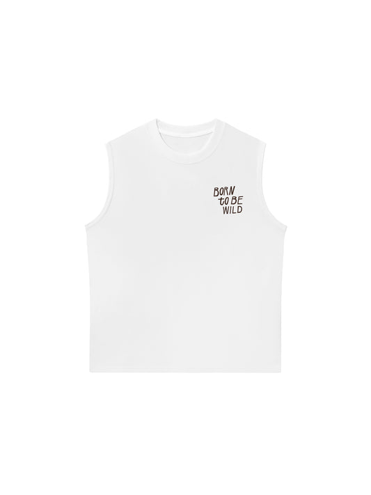 Áo Ba Lỗ Relaxed Fit Born to be Wild