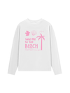 Áo Thun Dài Tay Take Me To The Beach Pink