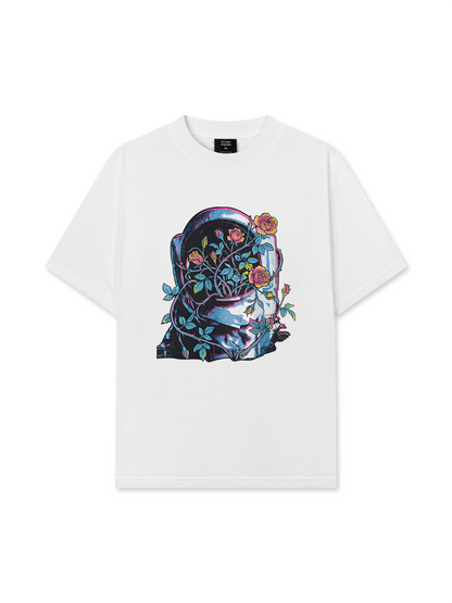 Áo Thun Relaxed Fit Cosmic Blooms