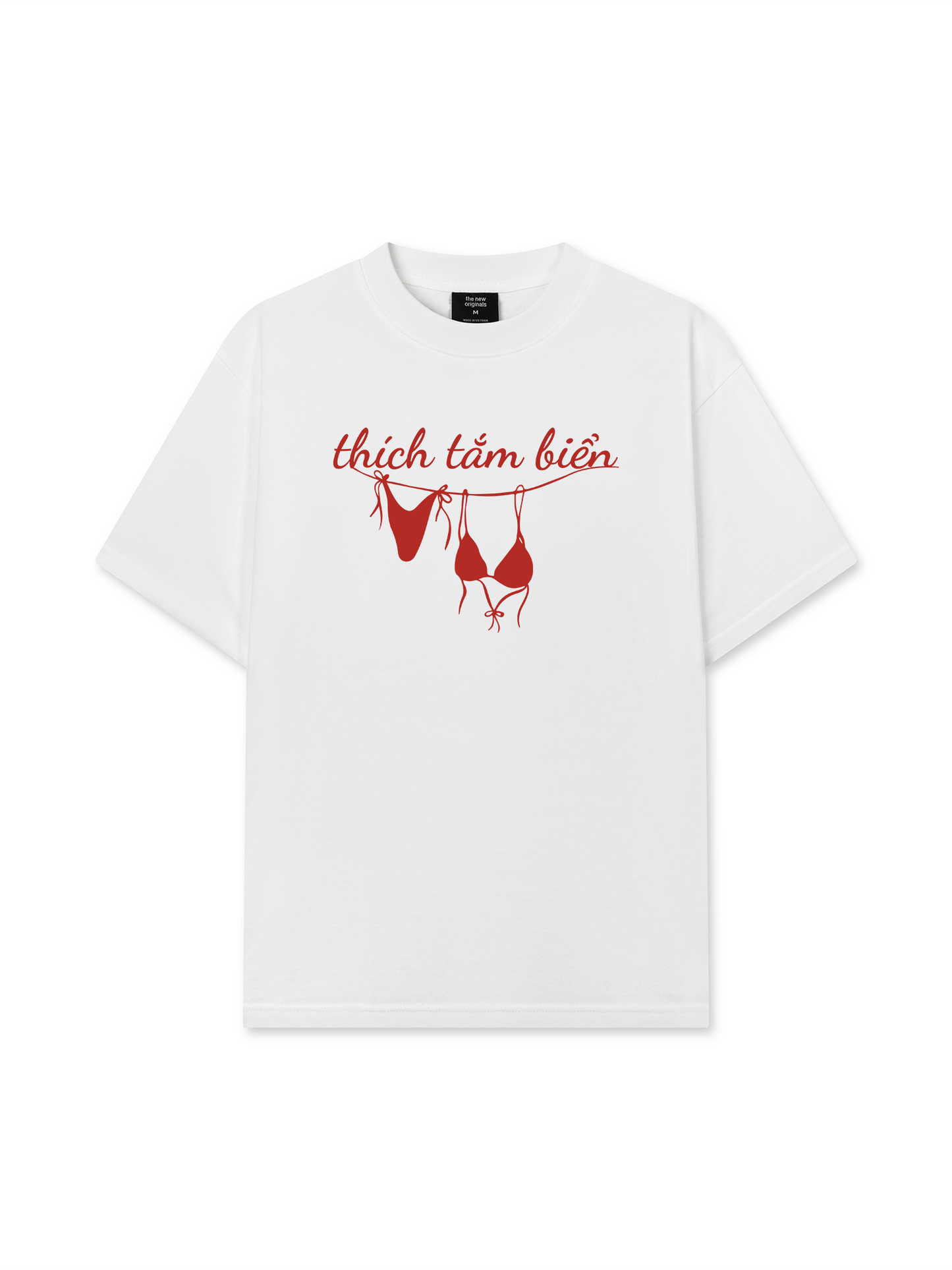 Áo Thun Relaxed Fit Thích Tắm Biển