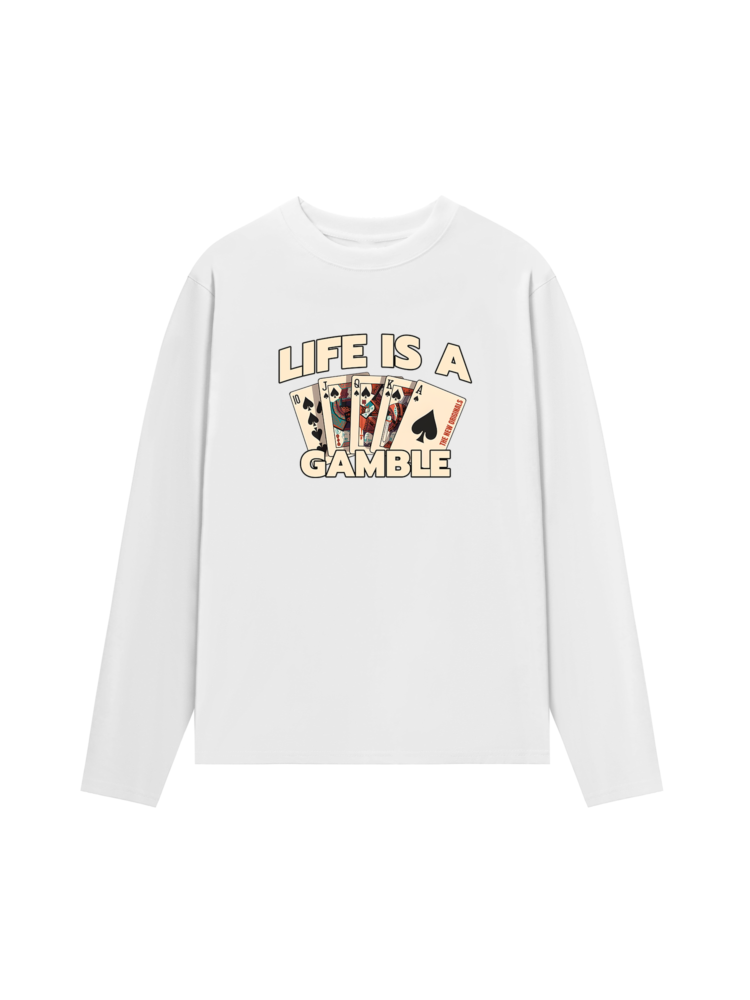 Áo Thun Dài Tay Lucky Life Is A Gamble