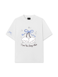 Áo Thun Relaxed Fit Daily Cuties I Love You Cherry Much