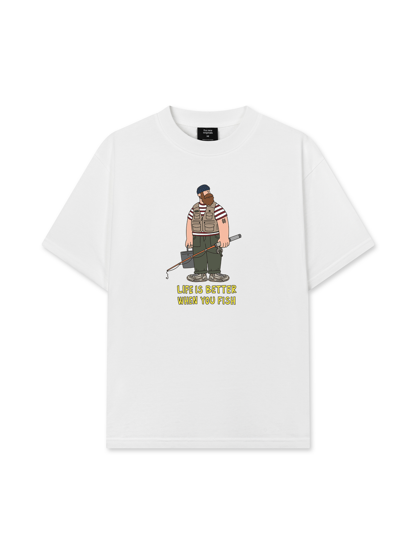 Áo Thun Relaxed Fit Life Is Better When You Fish