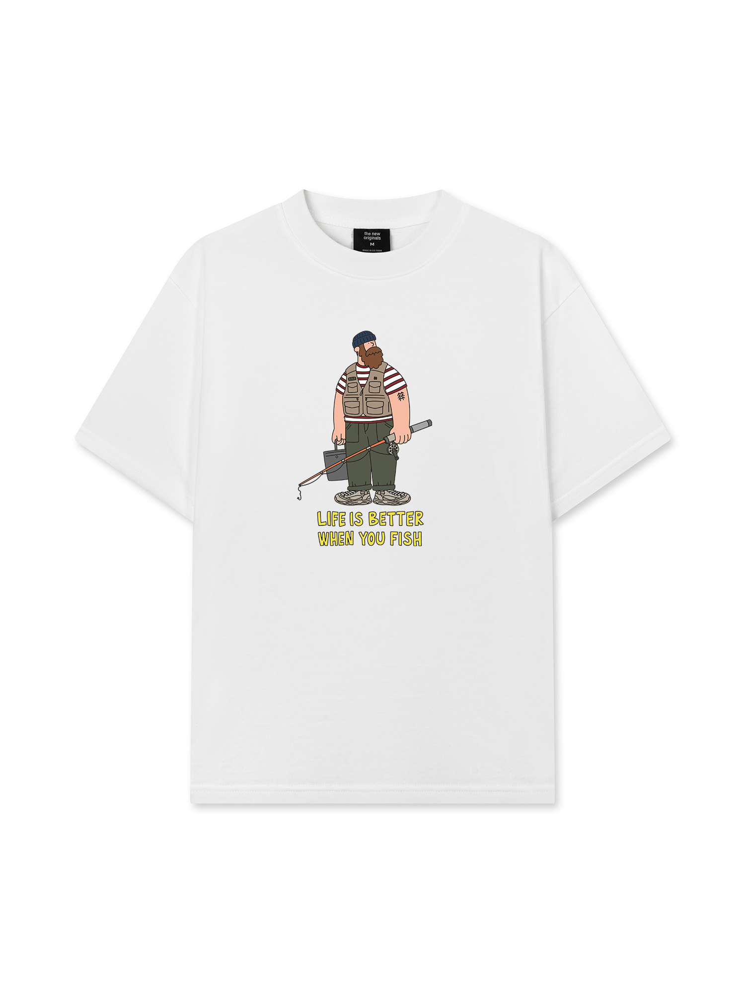 Áo Thun Relaxed Fit Life Is Better When You Fish