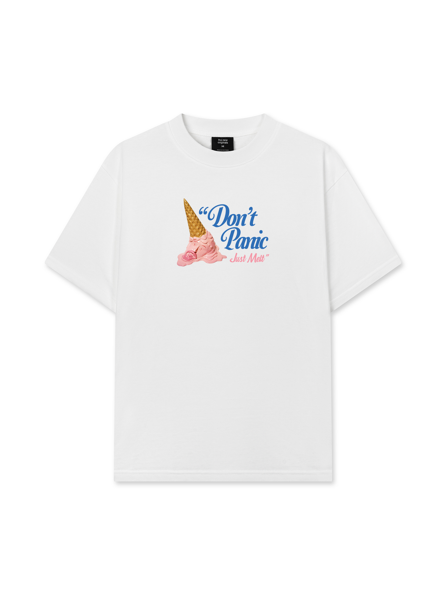 Áo Thun Relaxed Fit Don't Panic Just Melt