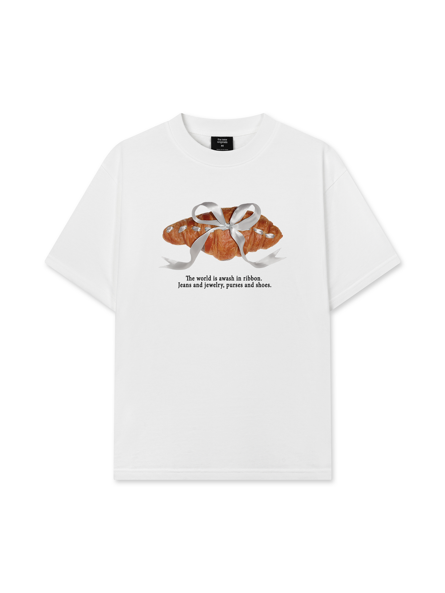 Áo Thun Relaxed Fit Sweet Pastry Silver Bow