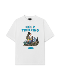 Áo Thun Relaxed Fit Keep Trekking For Girl