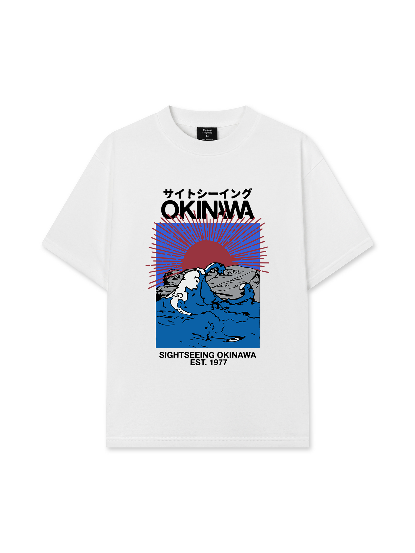 Áo Thun Relaxed Fit Great Wave Okinawa