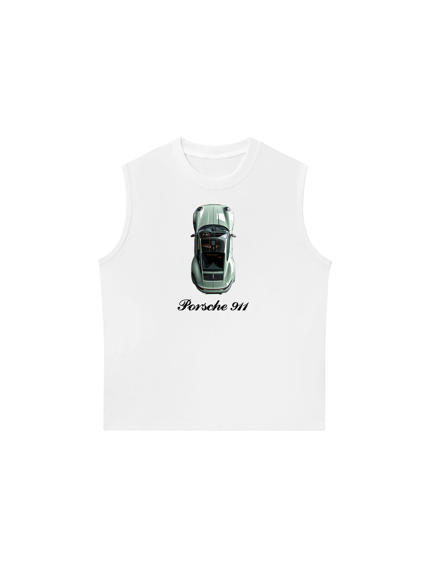 Áo Ba Lỗ Relaxed Fit Porsche 911 Top View