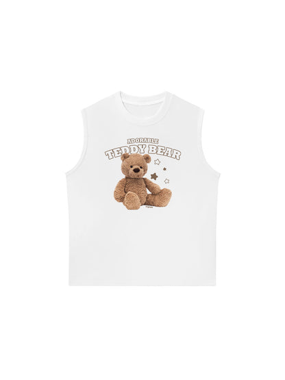 Áo Ba Lỗ Relaxed Fit Teddy Land Adorable Teddy Bear