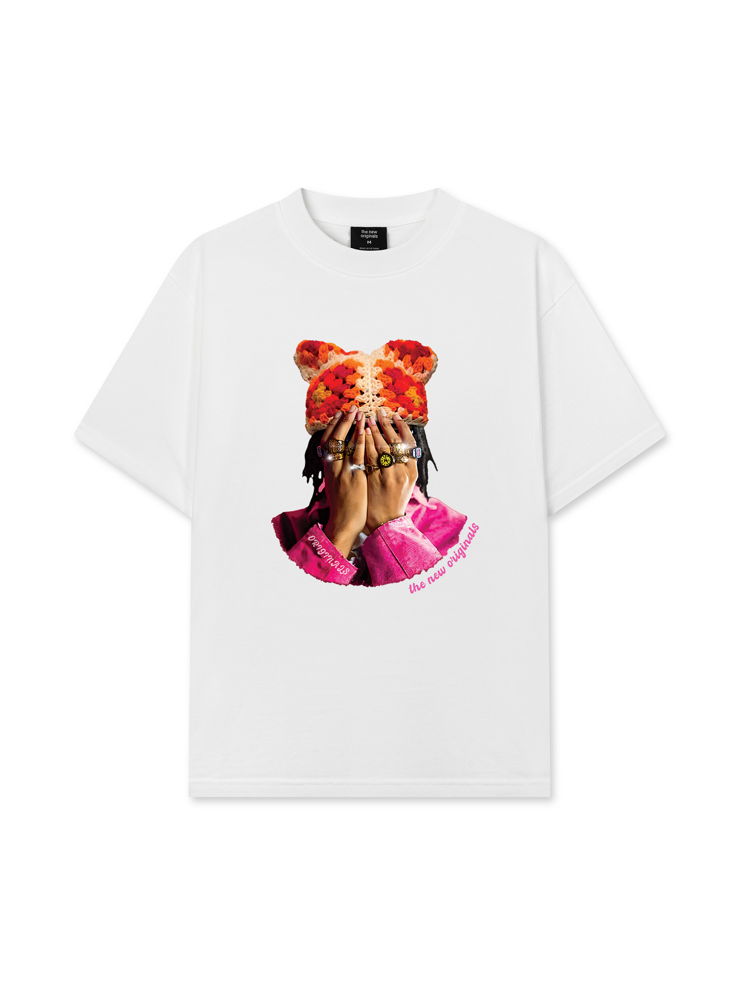 Áo Thun Relaxed Fit Jewel Ring & Orange Kitty Cap Wash