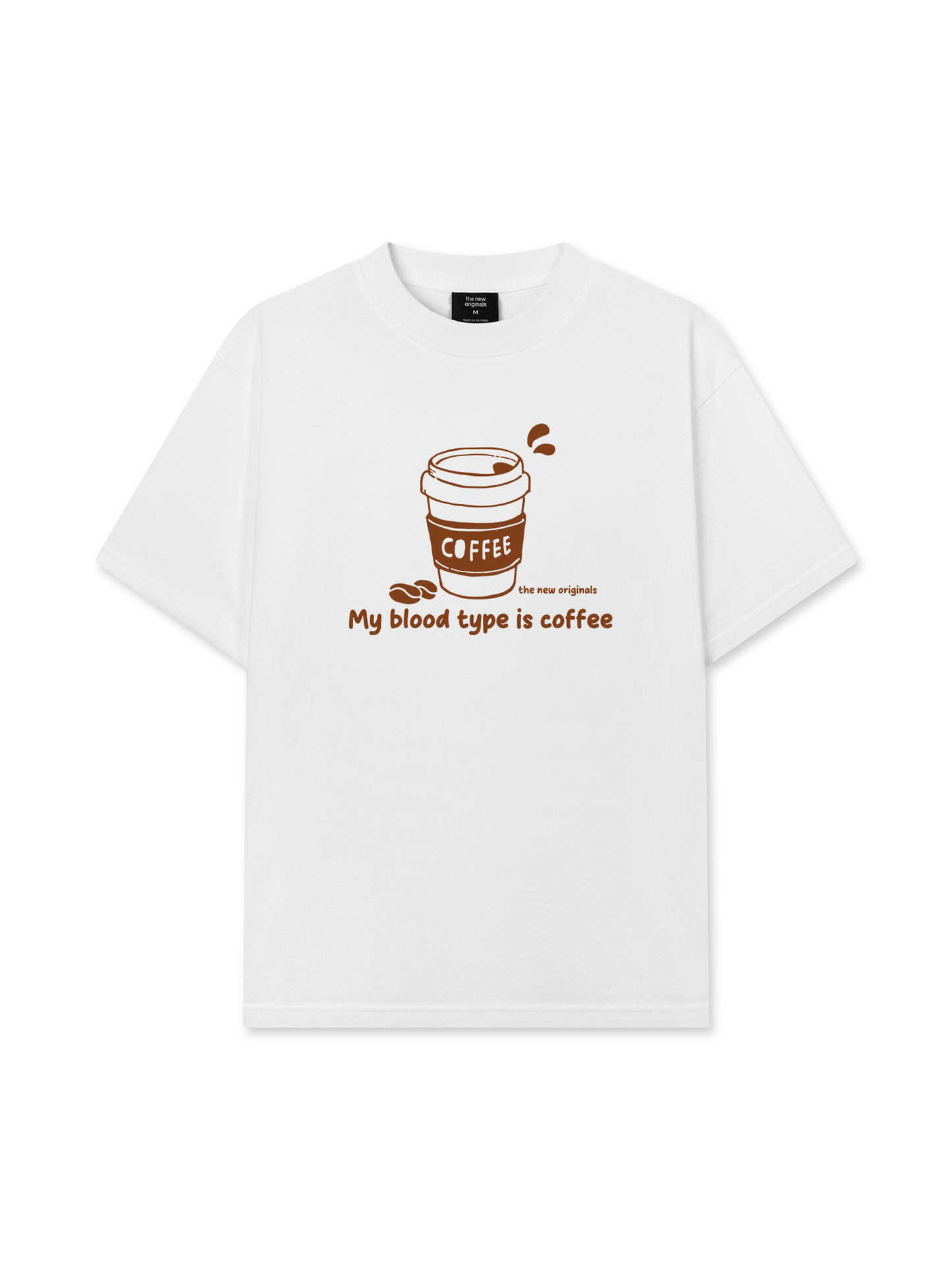 Áo Thun Relaxed Fit My Blood Type Is Coffee