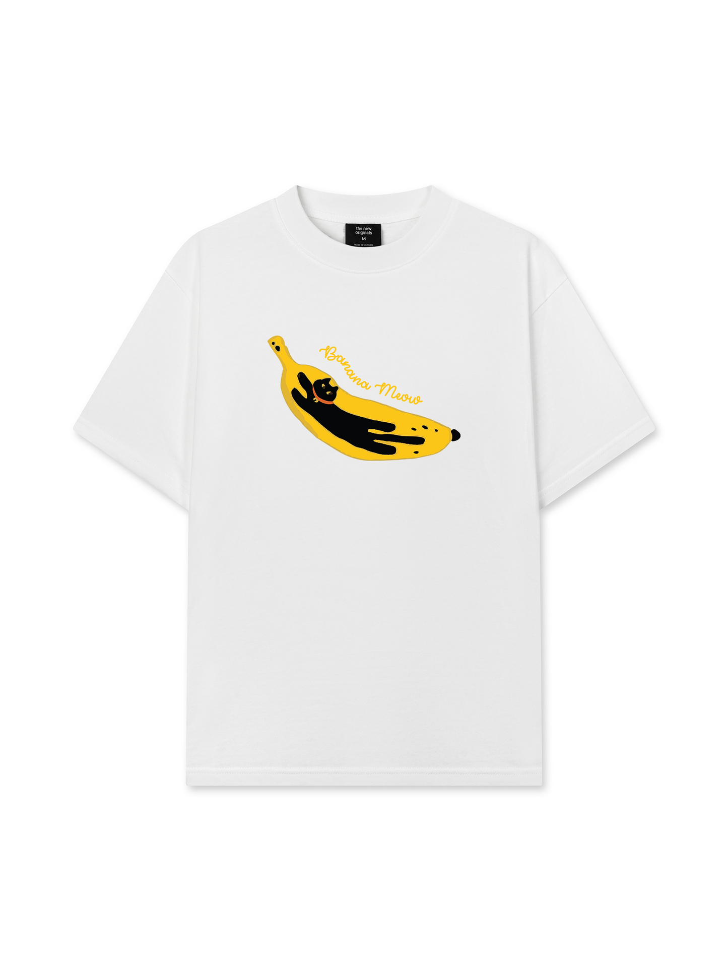 Áo Thun Relaxed Fit Banana Meow
