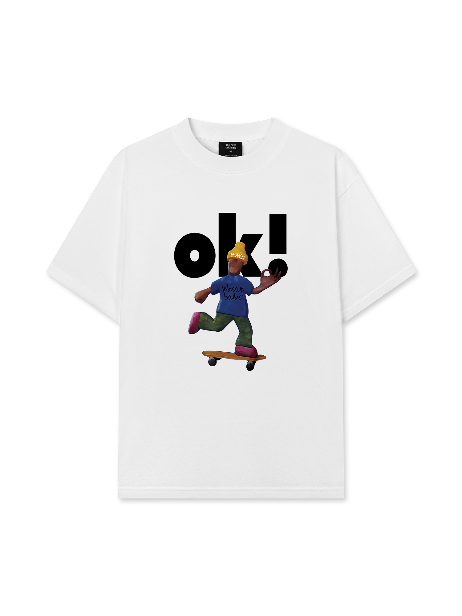 Áo Thun Relaxed Fit Weekend OK Skate