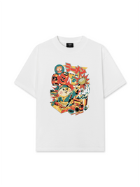 Áo Thun Relaxed Fit Ramen Neko