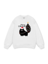 Black Kitty Christmas Sweater
