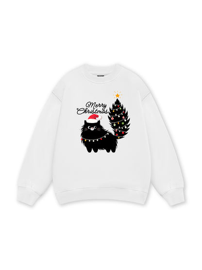 Black Kitty Christmas Sweater