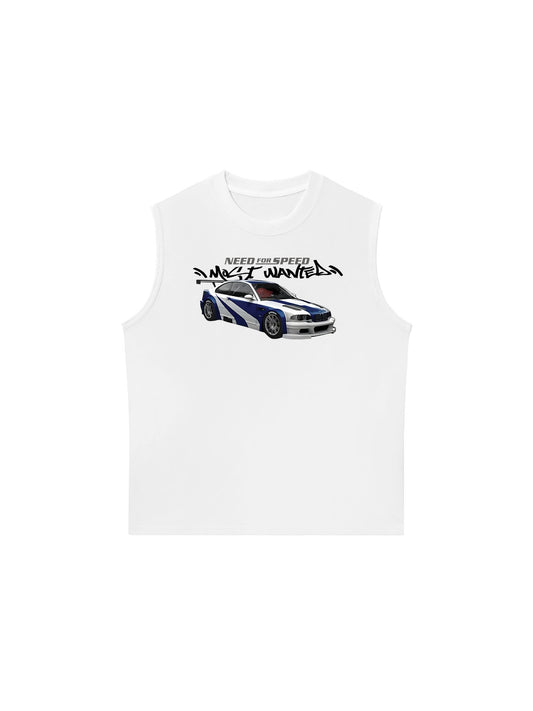 Áo Ba Lỗ Relaxed Fit CAR Need For Speed