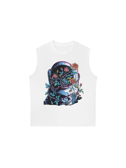 Áo Ba Lỗ Relaxed Fit Cosmic Blooms