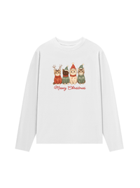 Áo Thun Dài Tay Meowy Christmas
