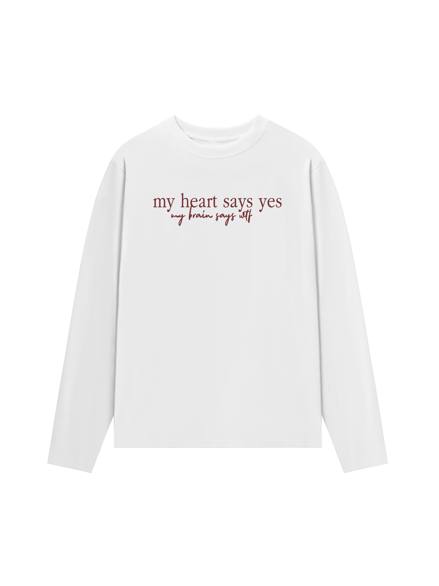 Áo Thun Dài Tay My Heart Say Yes