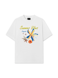 Áo Thun Relaxed Fit Summer Vibes Blue Starfish