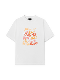 Áo Thun Relaxed Fit Autumn Vibes Autumn is For Reading Good Books