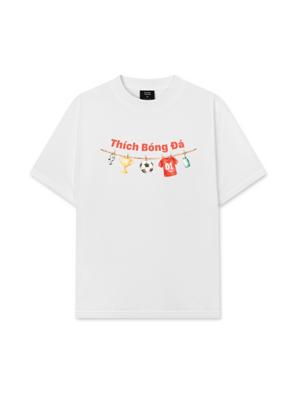 Áo Thun Relaxed Fit Thích Bóng Đá