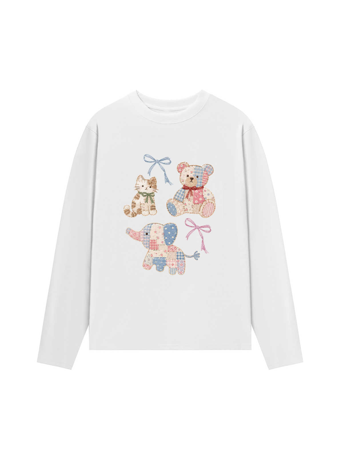 Áo Thun Dài Tay Vintage Bear