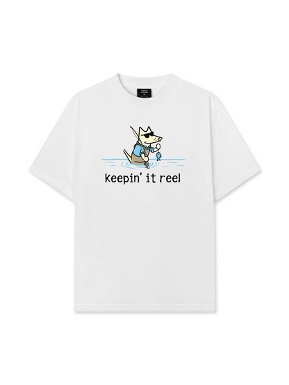 Áo Thun Relaxed Fit Go Outside Keep It Reel