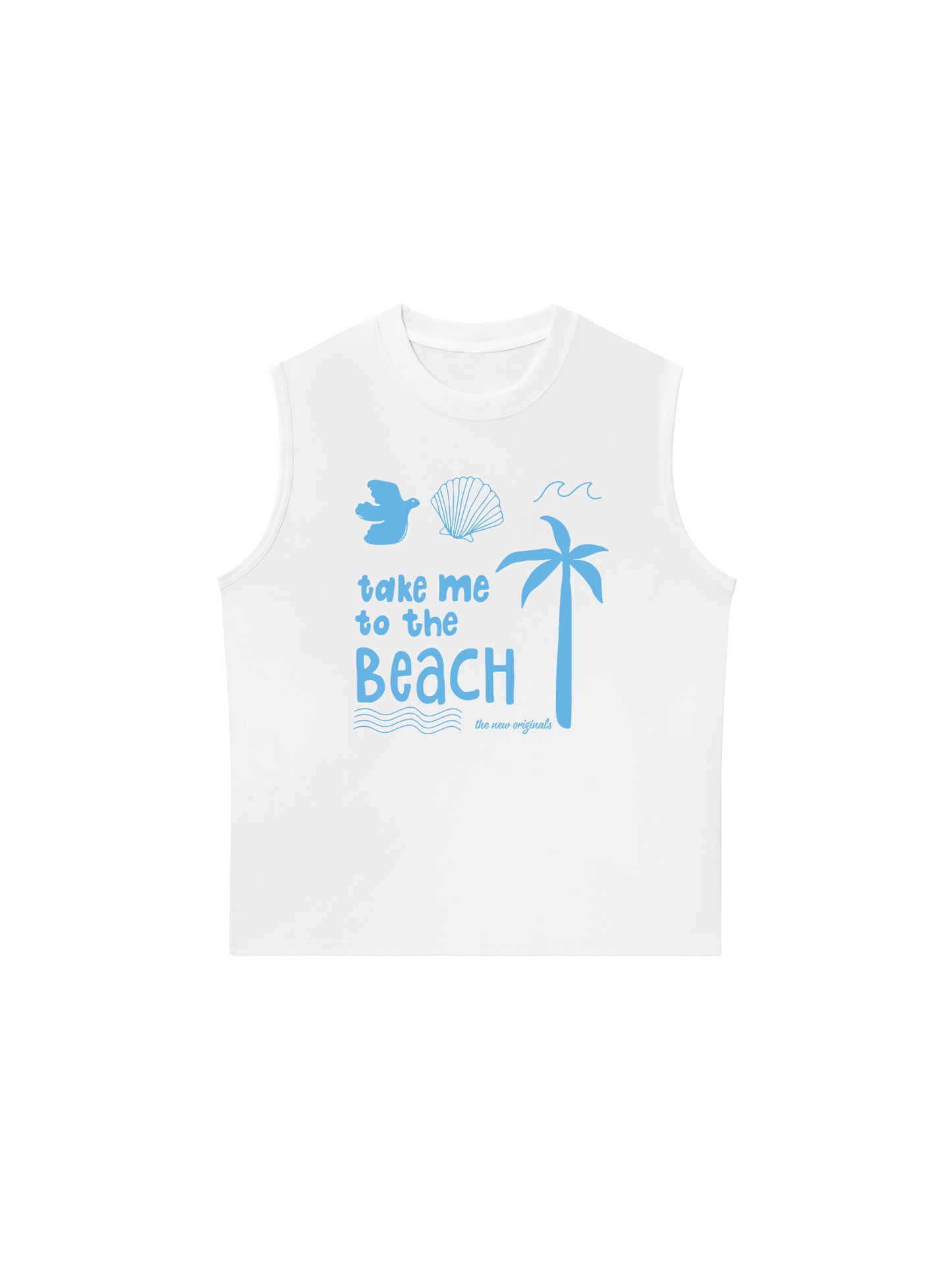 Áo Ba Lỗ Relaxed Fit Take Me To The Beach