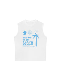 Áo Ba Lỗ Relaxed Fit Take Me To The Beach