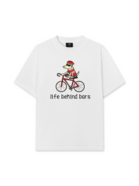 Áo Thun Relaxed Fit Go Outside Life Behind Bars