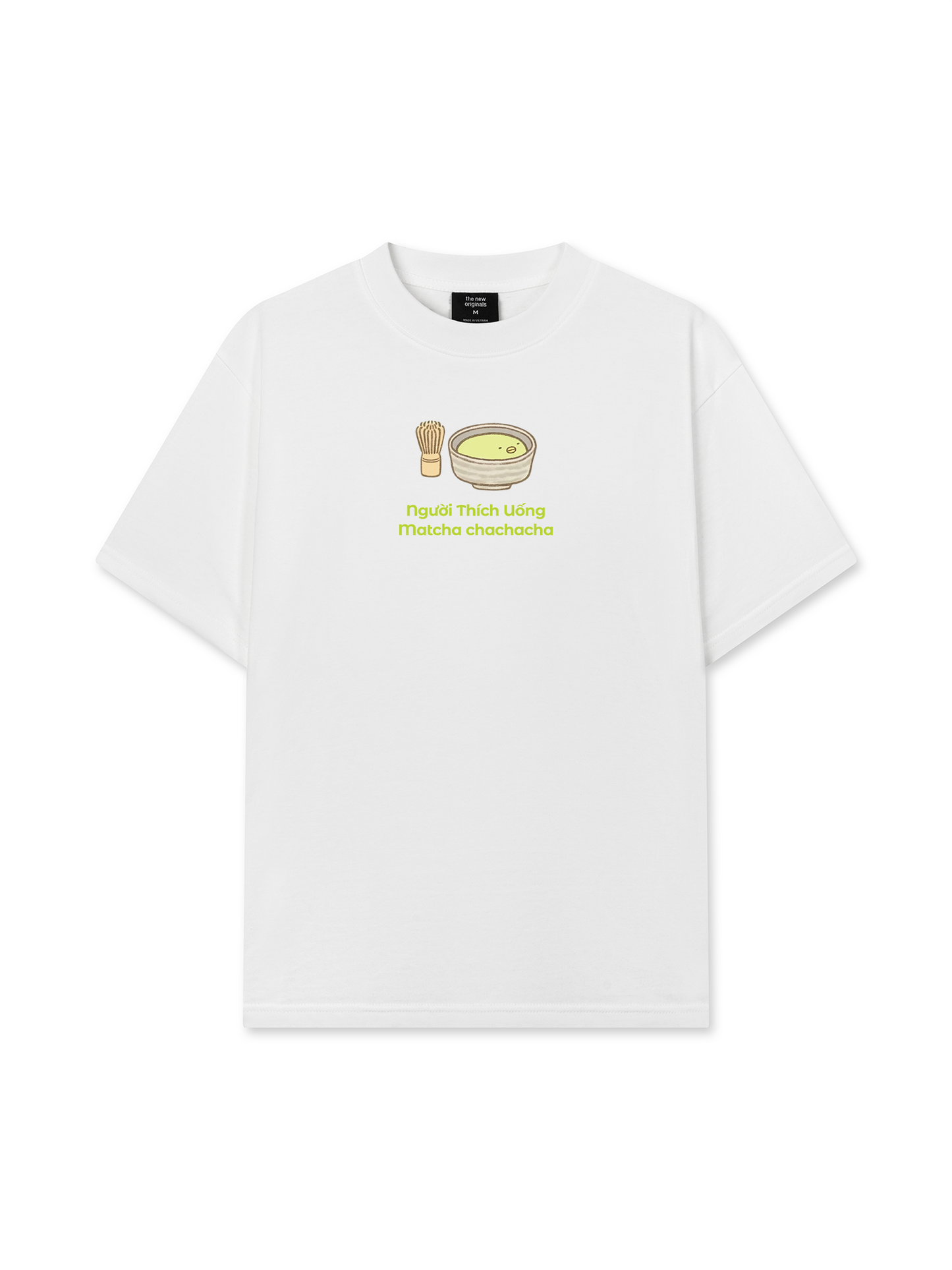 Áo Thun Relaxed Fit Người Thích Uống Matcha