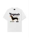 Áo Thun Relaxed Fit Retro Dachshund