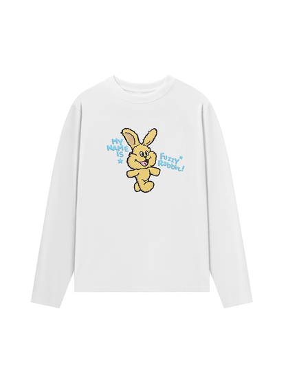 Áo Thun Dài Tay My Name Is Fuzzy Rabbit