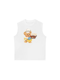 Áo Ba Lỗ Relaxed Fit Cake Bear