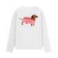 Áo Thun Dài Tay Pink Dachshund