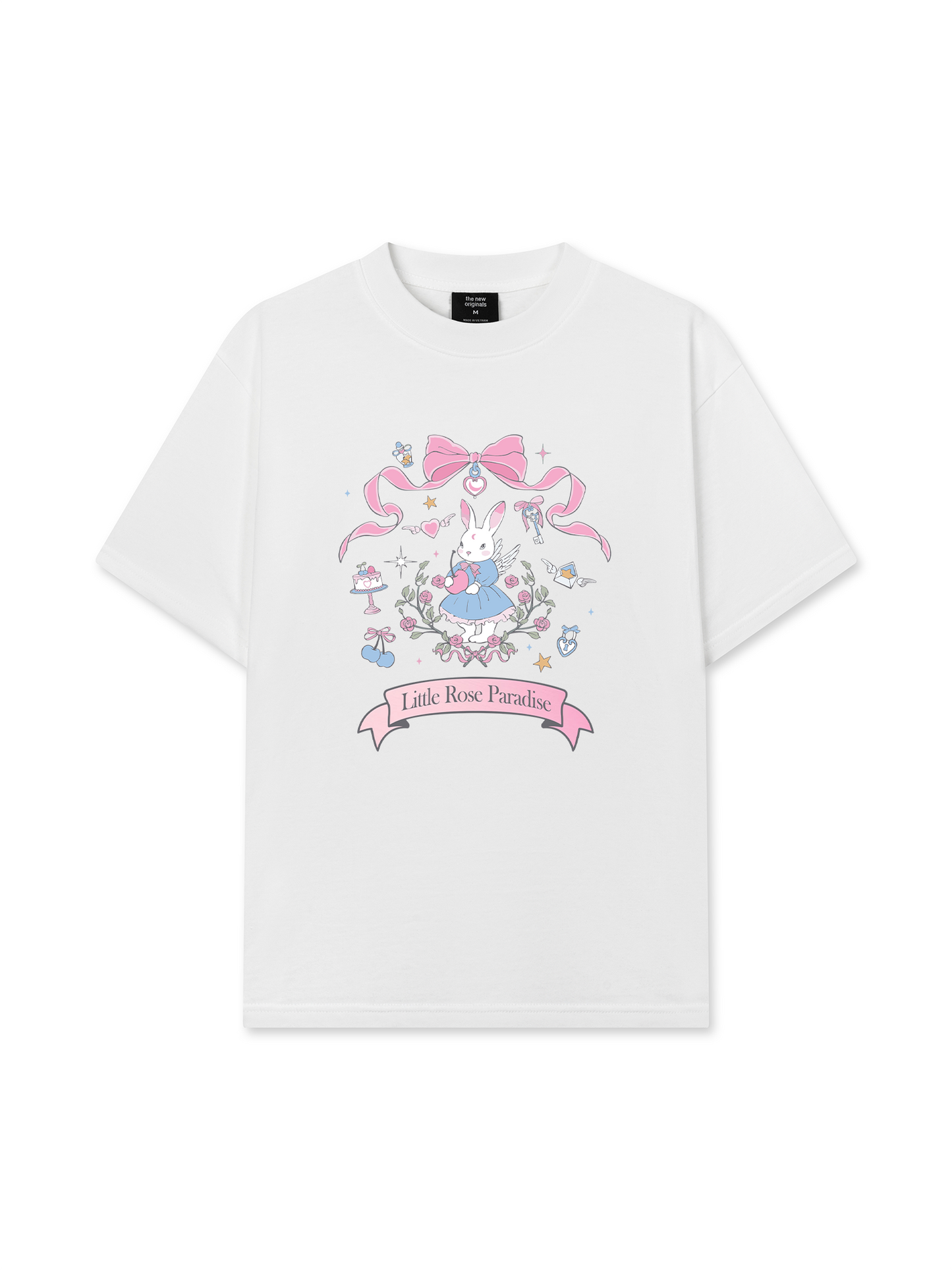 Áo Thun Relaxed Fit Daily Cuties Little Rose Paradise