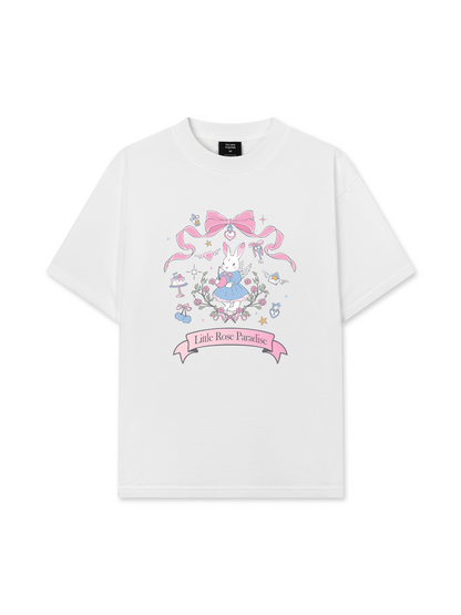 Áo Thun Relaxed Fit Daily Cuties Little Rose Paradise