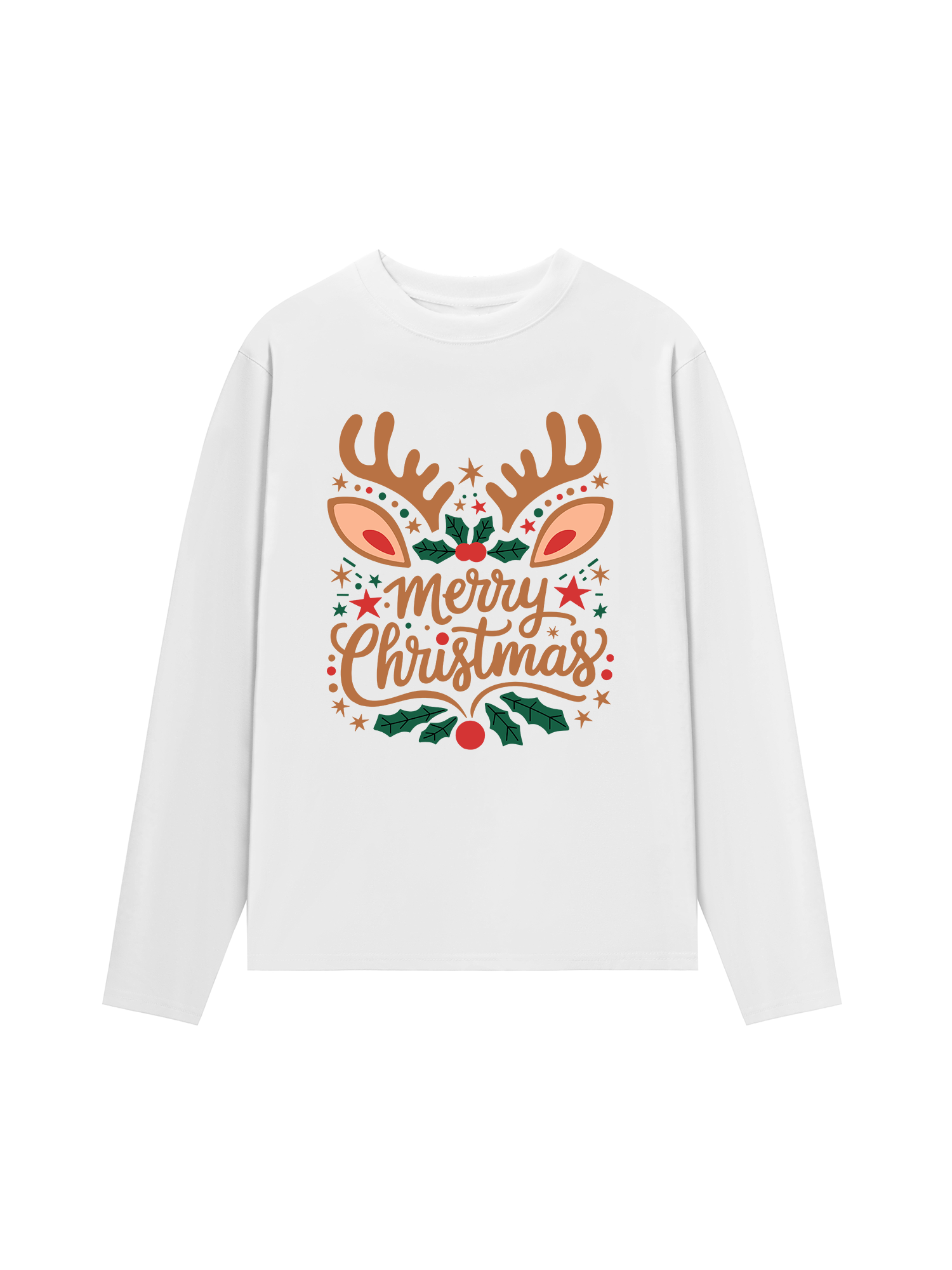 Áo Thun Dài Tay Holly Reindeer