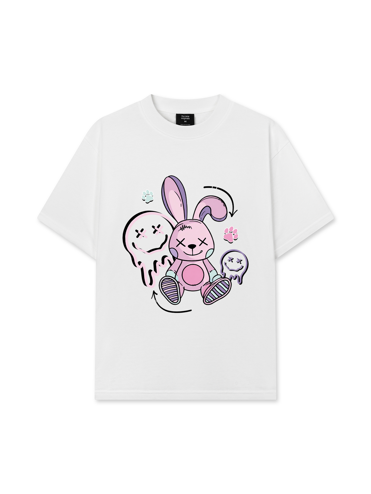 Áo Thun Relaxed Fit Rabbit Smile Face
